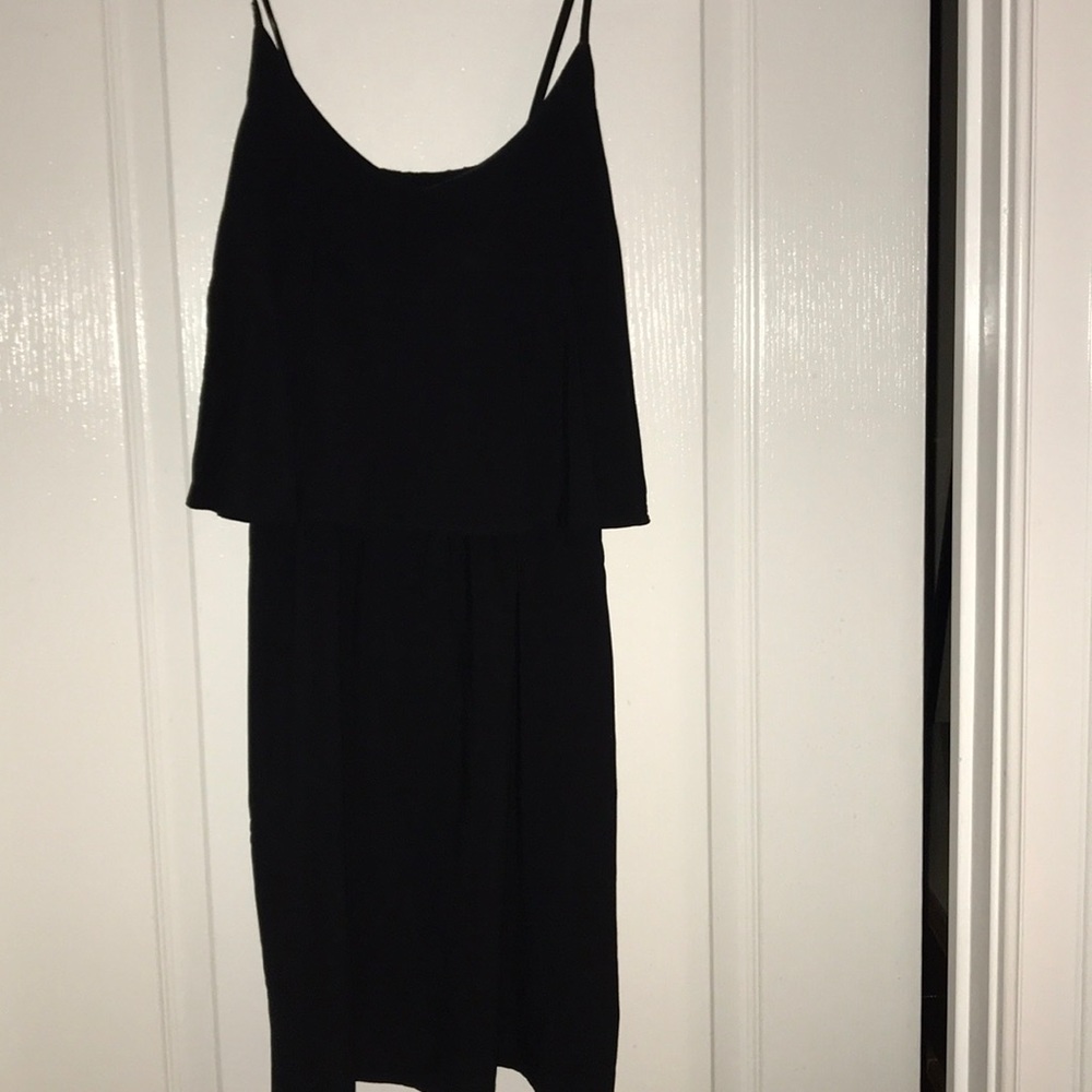 xsmall black tank top dress
